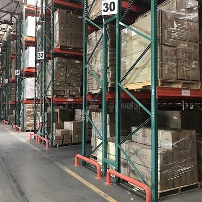 Estantes de almacenamiento de almacén personalizados de carga pesada Sala de frío Estante de paletas estándar de lágrima estadounidense