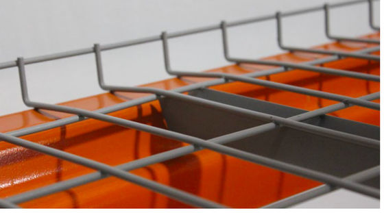 Revestimiento de malla de alambre de acero soldado galvanizado OEM para estanterías de paletas de almacén