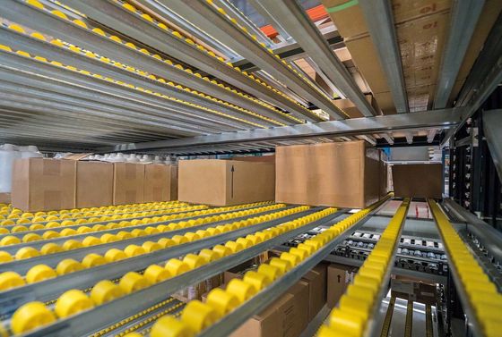 Accesorios de rodillos de gravedad ACERACK, sistema de estanterías de flujo para almacenamiento en almacén