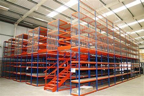 Plataforma de acero de almacén de rack de mezzanine de alto nivel estructural compuesto