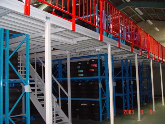 500 kg-2000 kg/capazidad de capa Sistema de estanterías de mezanina para almacenamiento industrial