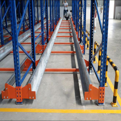 Sistema de estanterías de radio transbordador automatizado de almacén 500 kg/capa-2000 kg/capa Tamaño personalizado