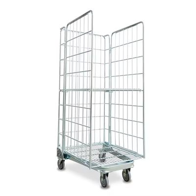 Envases para almacenamiento de malla de alambre industrial plegables galvanizados soldados