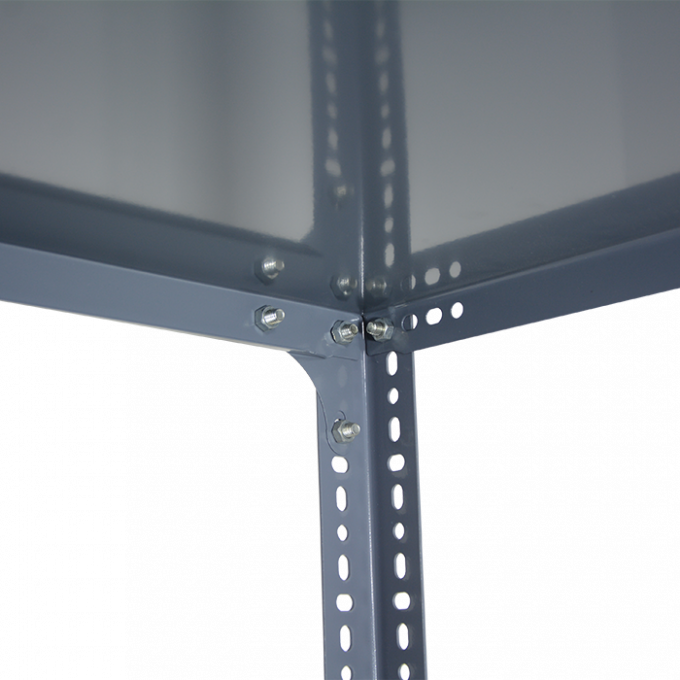 Sistema de estanterías de trabajo ligero con panel de acero con ranuras de ángulo 5